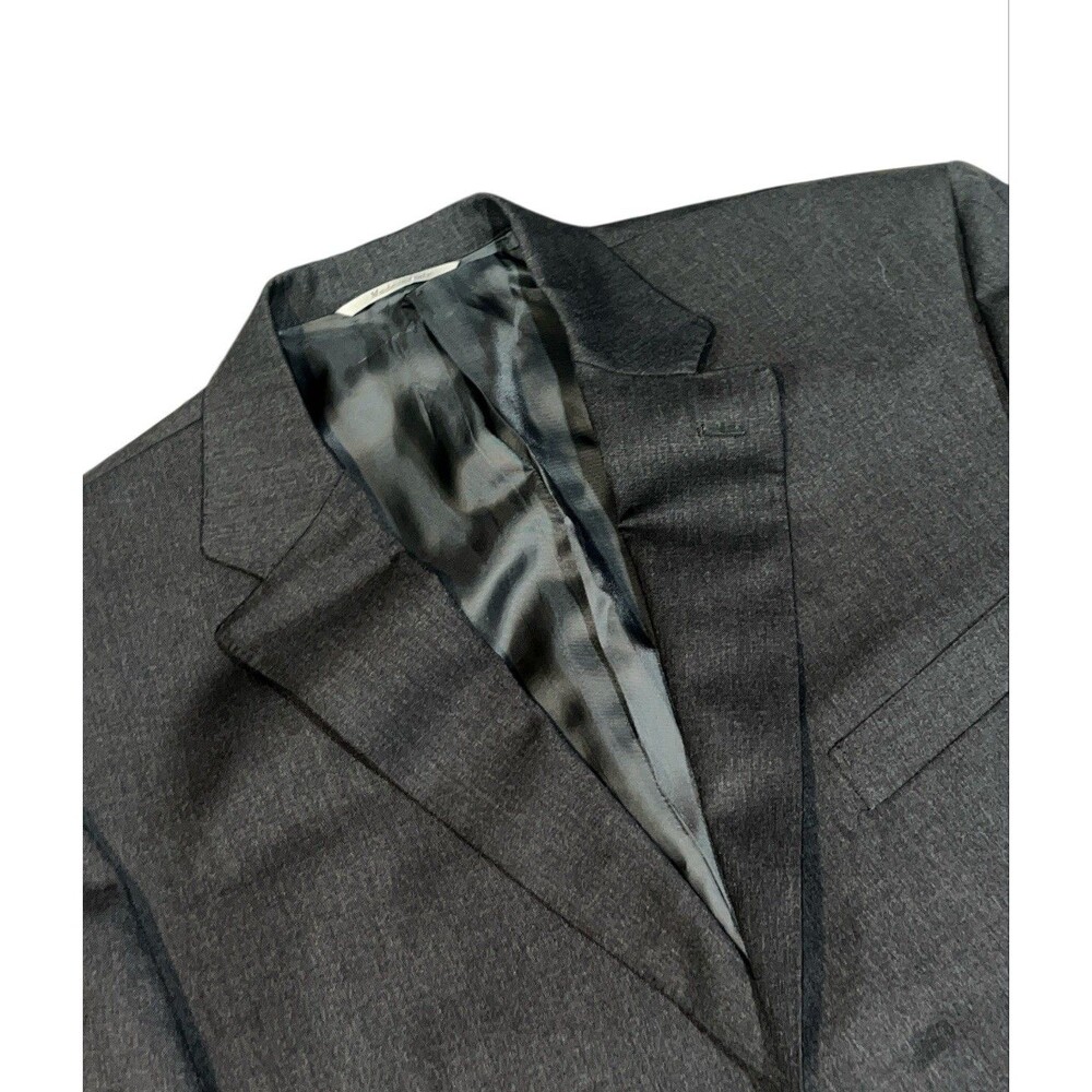 CANALI Current 1934 Charcoal Gray Wool Sport Coat Blazer Jacket EU 56 / US 46 R